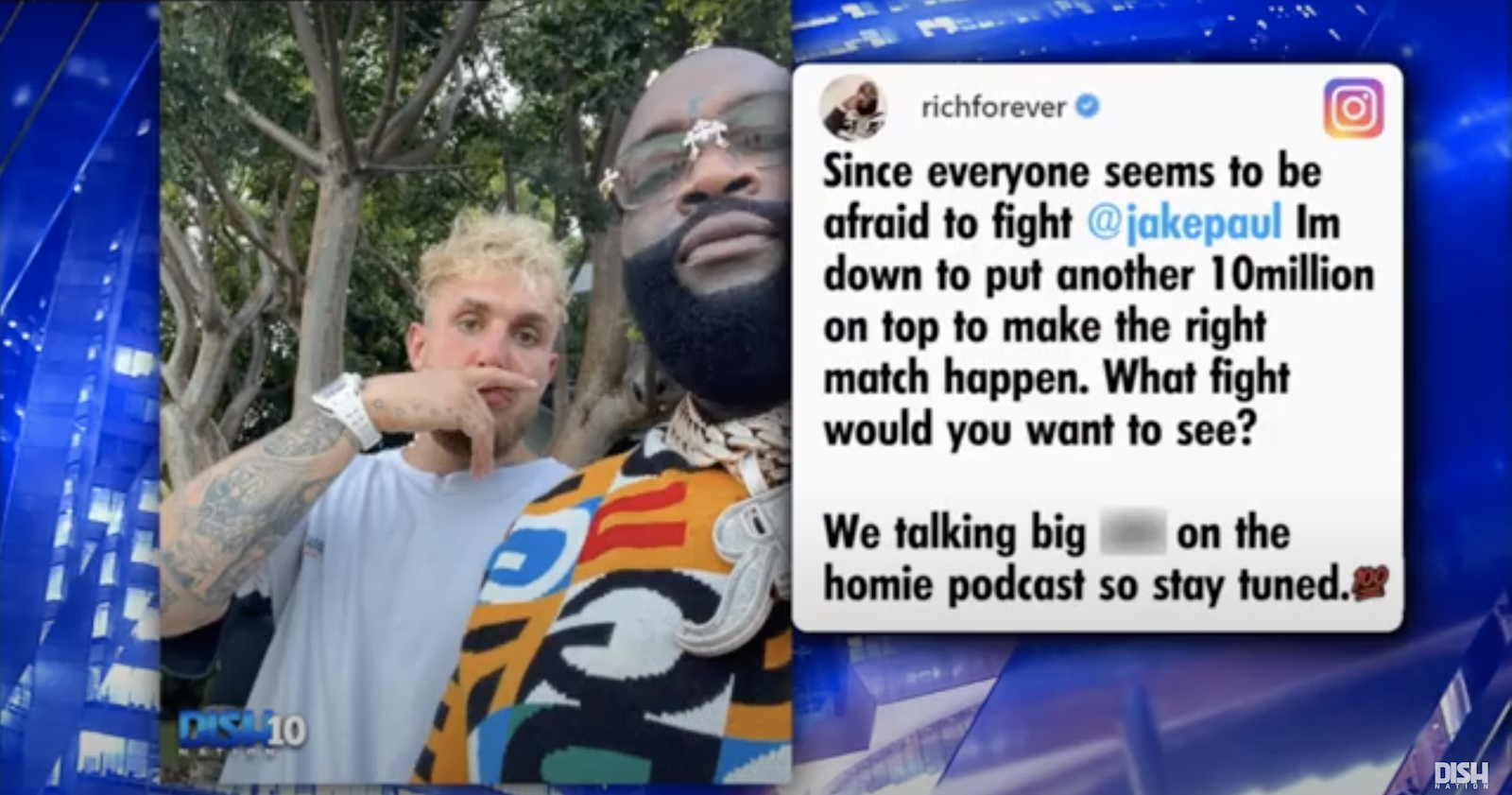 Jake Paul Finds His Next Opponent After Rick Ross Offered 10 Million