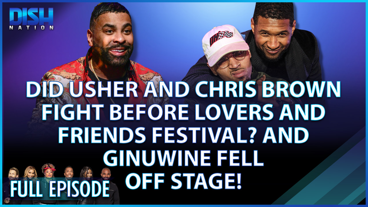 Did Usher and Chris Brown Fight at Lovers and Friends Festival? And Ginuwine Fell Off Stage